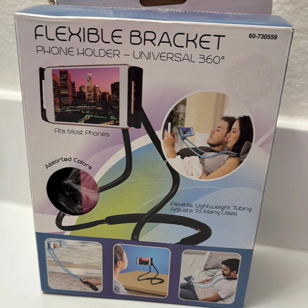 Pink Flexible Gooseneck Phone Holder Holster